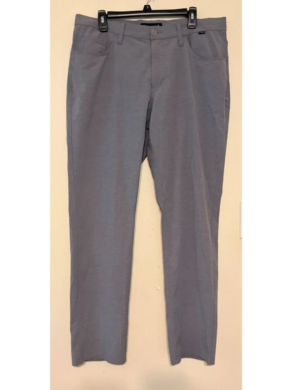 Men's Travis Mathew Gray Lightweight Packable Chinos Golf Pants 36x32